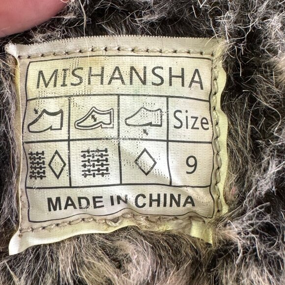 Mishansha Women's 9 Winter Snow Boots Outdoor Non-slip Warm Waterproof with fur - Picture 4 of 16